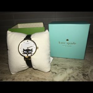 Kate Spade Jazz Cat Leather Watch